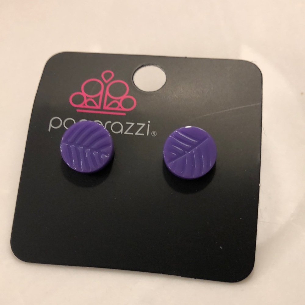 Purple Earrings